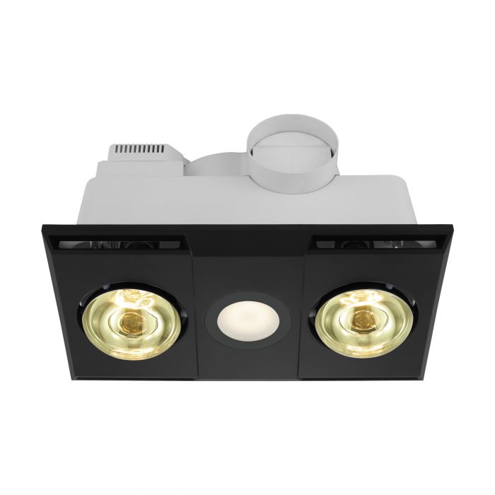 Eglo HEATFLOW Bathroom Heater & Light with 2 Heat Lamp Eglo, Bathroom Heaters, eglo-heatflow